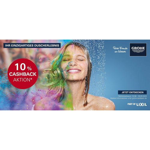  GROHE Euphoria Cosmopolitan 180 1-Spray Fixed Showerhead