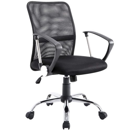 Samincom Large Size Gaming Chair Computer Office Chair, W24 D26 H37-41 (Black)