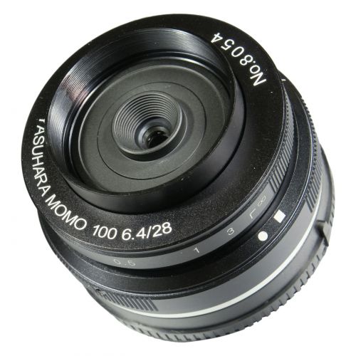  Yasuhara MO100E 28-28mm f6.4-22 Fixed Prime MoMo 100 Soft Focus Lens for Sony NEX, Black