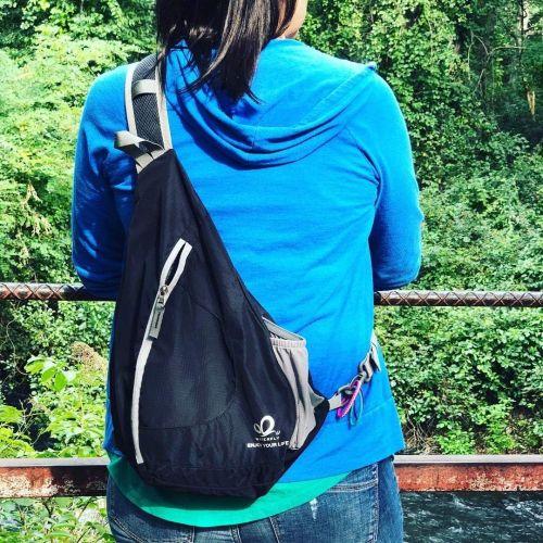  [아마존베스트]Waterfly Sling Chest Backpacks Bags Crossbody Shoulder Triangle Packs Daypacks for Cycling Walking Dog Hiking Boys Girls Men Women