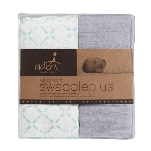  Aden by aden + anais aden by aden + anais silky soft swaddles 2-Pack; bitsy 2-pack