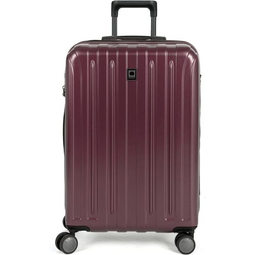  DELSEY Paris Titanium Hardside Expandable Luggage with Spinner Wheels, Purple