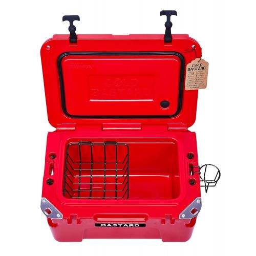  COLD BASTARD COOLERS 25L RED Cold Bastard PRO Series ICE Chest Box Cooler Free Accessories