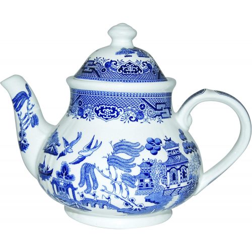 Churchill Blue Willow Teapot 40-ounce