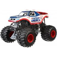 Hot Wheels Monster Jam 1:24 Die-Cast Captain America Vehicle