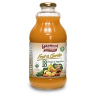 Lakewood Organic Fruit Garden Summer Gold, 32 Ounce (Pack of 6)