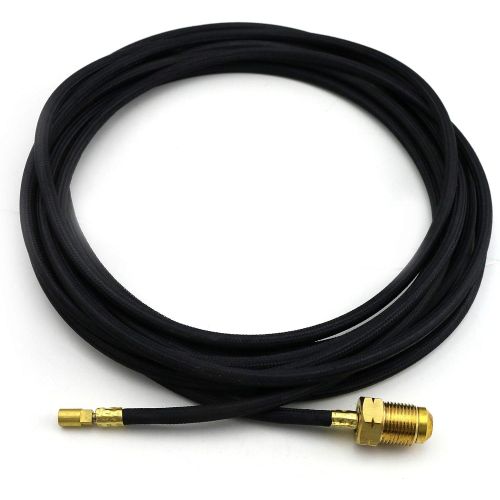  WeldingCity Power Cable Hose 45V03R Rubber 12-12 ft for Water-Cooled TIG Welding WP-20 Torch Series