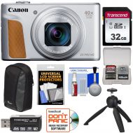 Canon PowerShot SX740 HS Wi-Fi Digital Camera (Silver) with 32GB Card + Case + Tripod + Kit