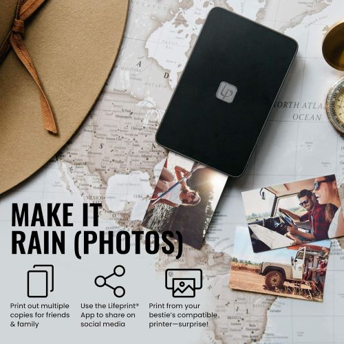  Lifeprint 2x3 Portable Photo AND Video Printer for iPhone and Android. Make Your Photos Come To Life w/ Augmented Reality - White
