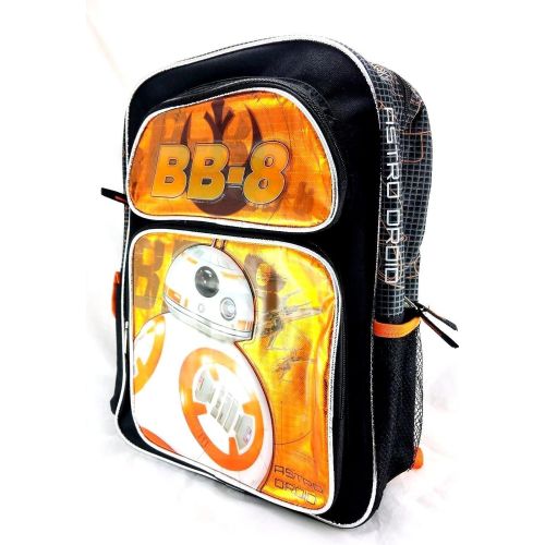 디즈니 Disney Star Wars The Force Awakens BB-8 Astro Droid 16 Canvas Orange Backpack