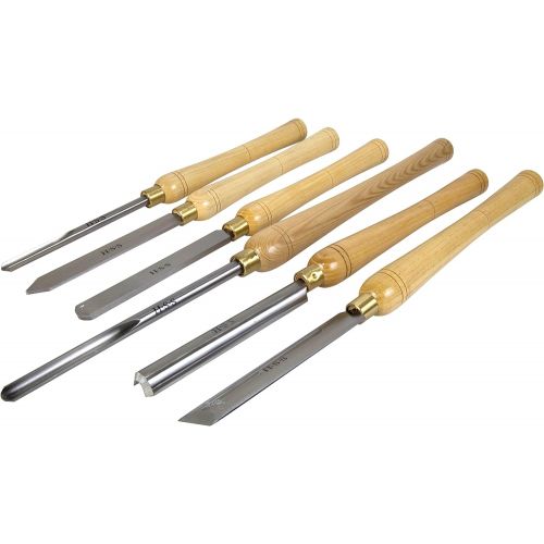  WEN CH15 6-Piece 16-to-22-Inch Artisan Chisel Set with High-Speed Steel Blades and Domestic Ash Handles