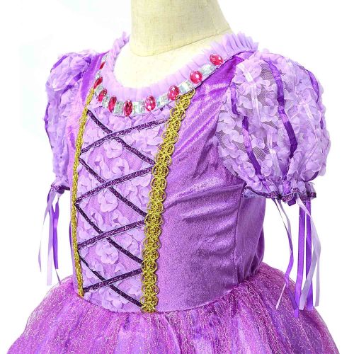  LOEL Deluxe Costume Dress Girls Princess Birthday Party Cosplay Outfit