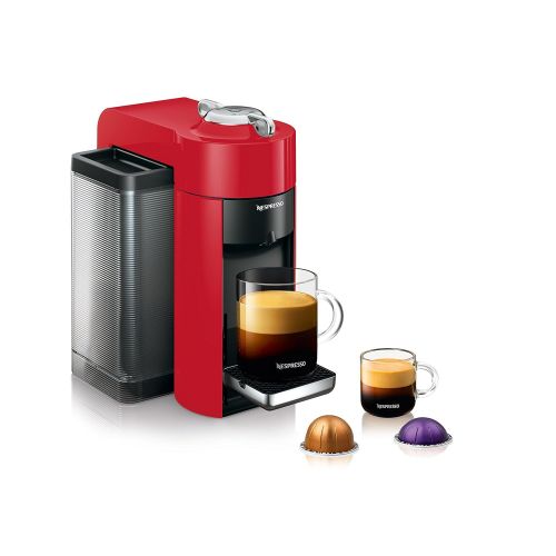 네스프레소 Nespresso by DeLonghi ENV135R Coffee and Espresso Machine by DeLonghi, Red