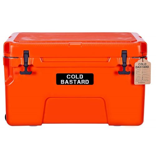  COLD BASTARD COOLERS 50L Orange Cold Bastard PRO Series ICE Chest Box Cooler Free Accessories