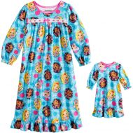 Ames Sunny Day Doll Girls Nightgown and Doll Gown Long Sleeve Night Shirt Pjs Toddler