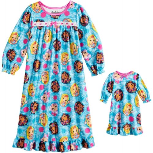  Ames Sunny Day Doll Girls Nightgown and Doll Gown Long Sleeve Night Shirt Pjs Toddler