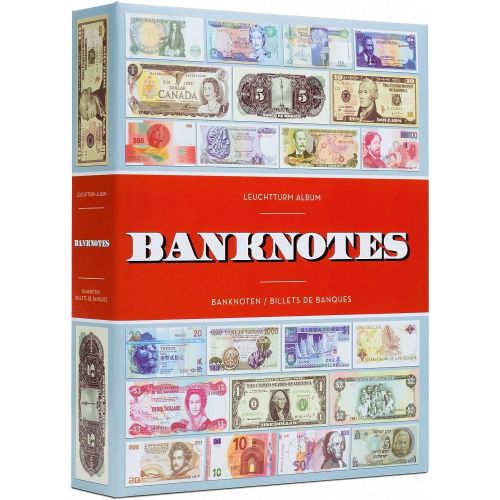  Lighthouse Album BANKNOTES for 300 banknotes, with 100 bound sheets
