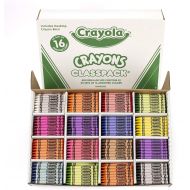 Crayola Classpack Assortment, 800 Regular Size Crayons, 16 Different Colors (50 Each), Great for Classroom, Educational, All-Purpose Art Tools - BIN528016