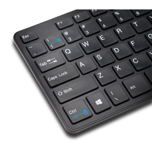  Kensington Protective Products Kensington KP400 Bluetooth and USB Switchable Keyboard for Windows, Surface, MacOS, Iphone and Android (K72322US)