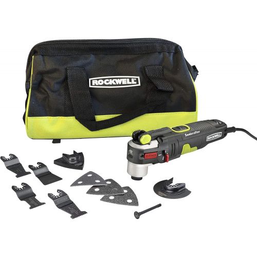  Rockwell RK5151K 4.2 Amp Sonicrafter F80 Oscillating Multi-Tool with Duotech Oscillation Angle Technology. 12 Piece Kit includes 10 Accessories, Carrying Bag, and Oscillating Tool
