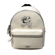 Coach Mini Charle Backpack With Minnie Mouse Motif (Chalk)