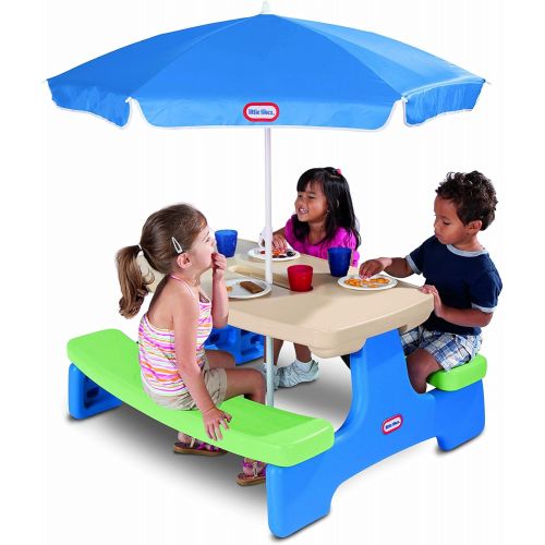  Little Tikes Easy Store Picnic Table with Umbrella