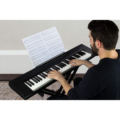  Artesia A-61 61-Key, Digital Piano (Black) 61-Key with 8 Dynamic Voices with USB + Power Supply + Sustain Pedal + Arturia Analog Lite 500 + Bitwig studio 8 Track