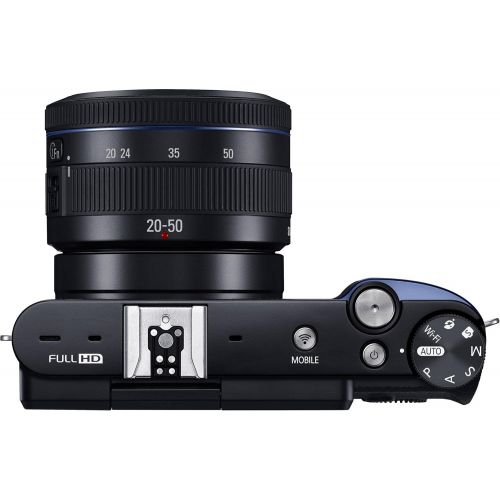 삼성 Samsung NX3300 Mirrorless Digital Camera with 20-50mm Lens - Black
