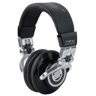 Reloop RHP-10 Solid Chrome DJ Headphones Black  Silver