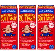 [아마존베스트]Boudreauxs Butt Paste Diaper Rash Ointment | Maximum Strength | 2 Oz | Pack of 3