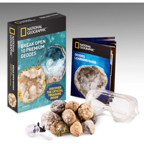  The Ultimate Bundle for Any Rock Lover By National Geographic - Includes Rock Tumbler Kit, 10 Break Your Own Geodes, and a Gemstone Dig Kit!