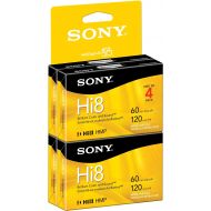 [아마존베스트]Sony Hi8 Camcorder 8mm Cassettes 120 Minute (4-Pack) (Discontinued by Manufacturer)