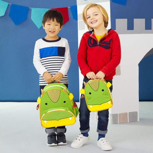 스킵 Skip Hop Toddler Backpack, 12 Dragon School Bag, Multi, 0.4 Pounds