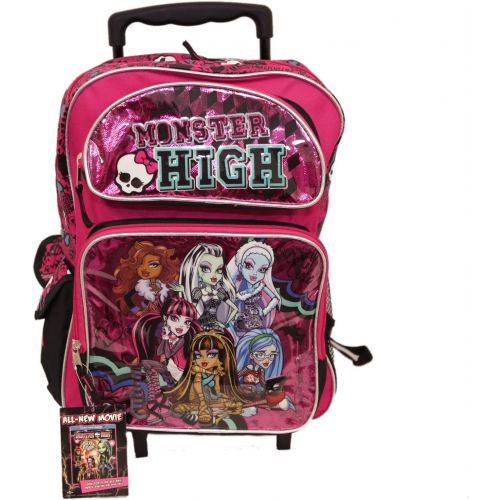  By Accessory Innovations Accessory Innovations Monster High Scary Cute Roller Backpack
