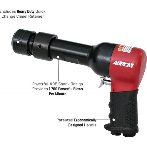  AirCat AIRCAT 5300-A-T Air Hammer, Red & Black, Medium