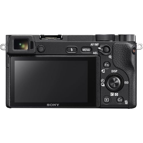 소니 Sony Alpha a6300 Mirrorless Camera: Interchangeable Lens Digital Camera with APS-C, Auto Focus & 4K Video - ILCE 6300 Body with 3” LCD Screen - E Mount Compatible - Black (Includes