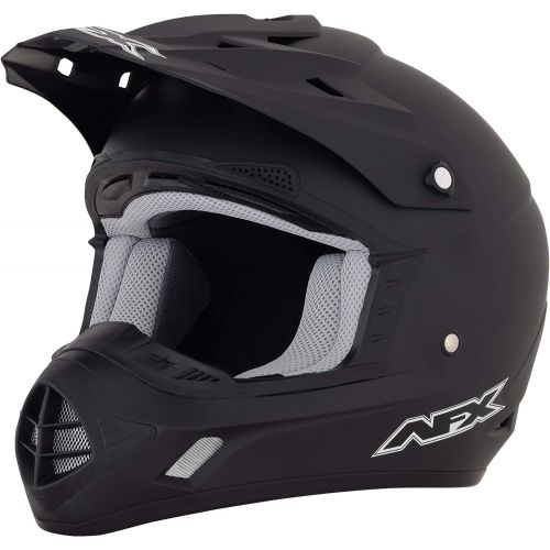  AFX FX-17 Solid Helmet , Size: 3XL, Primary Color: Black, Helmet Type: Offroad Helmets, Helmet Category: Offroad, Distinct Name: Flat Black, Gender: MensUnisex 0110-2586