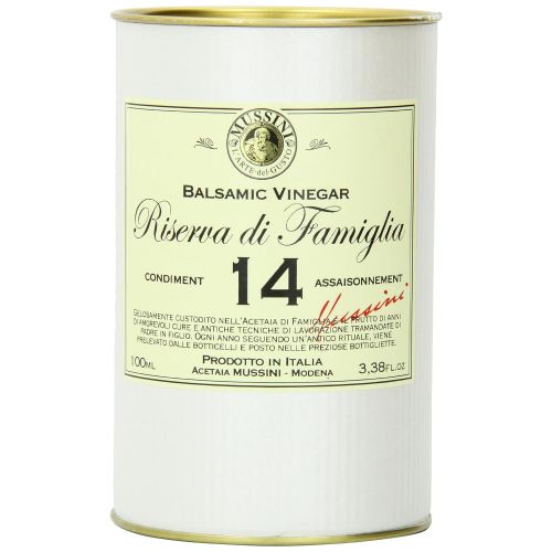 Mussini 14 Year Balsamic Vinegar, Riserva di Famiglia, 3.38-Ounce Glass Bottle