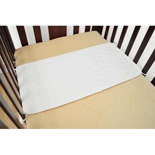 [아마존베스트]American Baby Company Waterproof Quilted Sheet Saver Pad, Changing Pad Liner Made with Organic Cotton, Natural Color