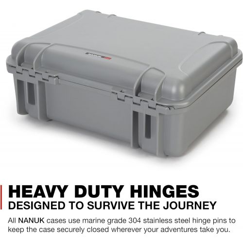  Nanuk 940 Ronin M Waterproof Hard Case with Custom Foam Insert for DJI Ronin M Gimbal Stabilizer System - Silver