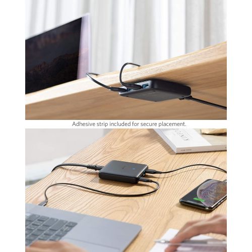 앤커 [아마존 핫딜] USB C Charger, Anker 65W 4 Port PIQ 3.0 & GaN Fast Charger Adapter, PowerPort Atom III Slim Wall Charger with a 45W USB C Port, for MacBook, USB C Laptops, iPad Pro, iPhone, Galaxy