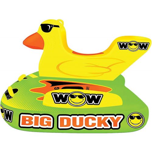  [아마존베스트]WOW Sports WoW Watersports 18-1140 1 to 3 Person Towable, Big Ducky, Sit, Stand Kneel or Lay Down