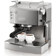 DeLonghi EC702 15-Bar-Pump Espresso Maker, Stainless, Metal