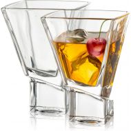 [아마존 핫딜] JoyJolt Carre 2-Piece Cocktail Glasses Set, 8 Ounce Martini Glasses