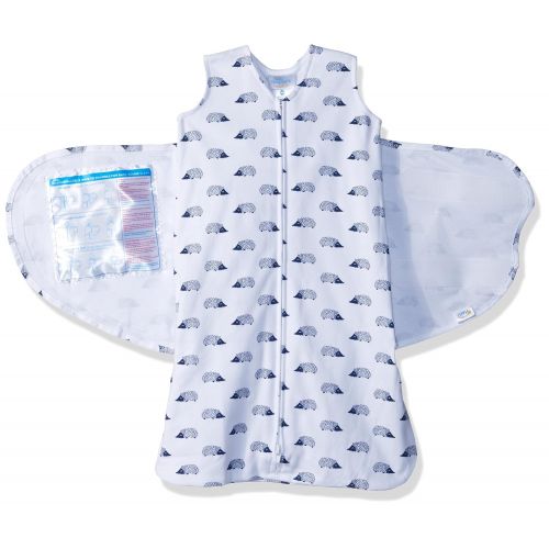  Halo 100% Cotton Sleepsack Swaddle Wearable Blanket, Giraffe Neutral, Small