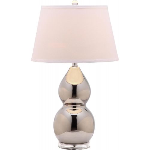  Safavieh Lighting Collection Jill White Double Gourd 25.5-inch Table Lamp (Set of 2)