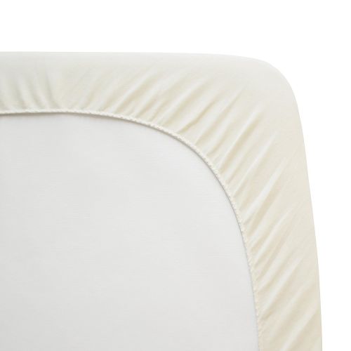  [아마존베스트]American Baby Company Waterproof Quilted Fitted Portable/Mini Crib pad cover made with Organic Cotton, Natural Color