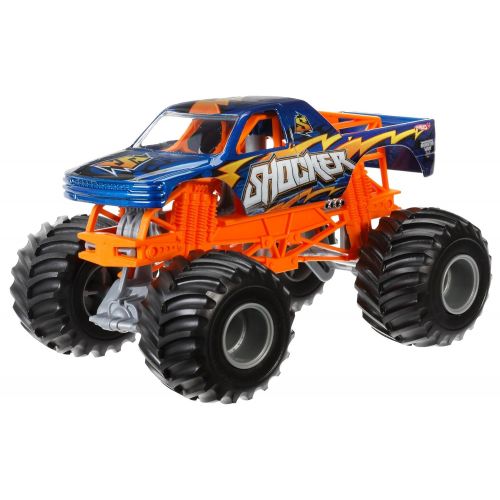  Hot Wheels Monster Jam Shocker 2011 Die-Cast Vehicle, 1:24 Scale