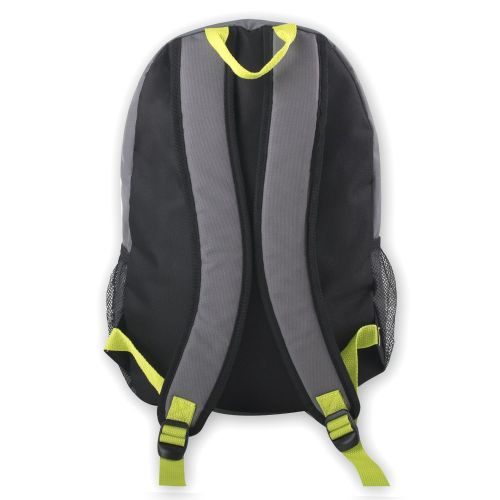  Trail maker Trailmaker Full Size 17 Inch Bungee Backpack With Mesh Side Pockets (Black)