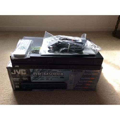  JVC DR-MV80B DVD Video RecorderVHS Video Cassette Recorder Combination Unit